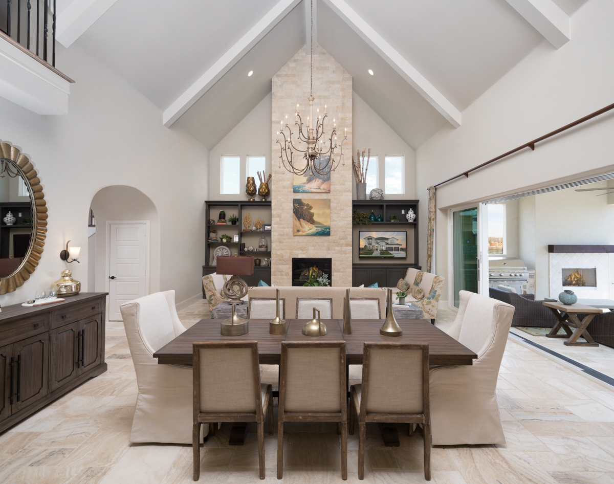 Phillips Creek Ranch model home living area